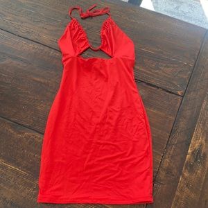 Adika | Boldsky Halter Mini Dress Scarlet Red | Great Condition